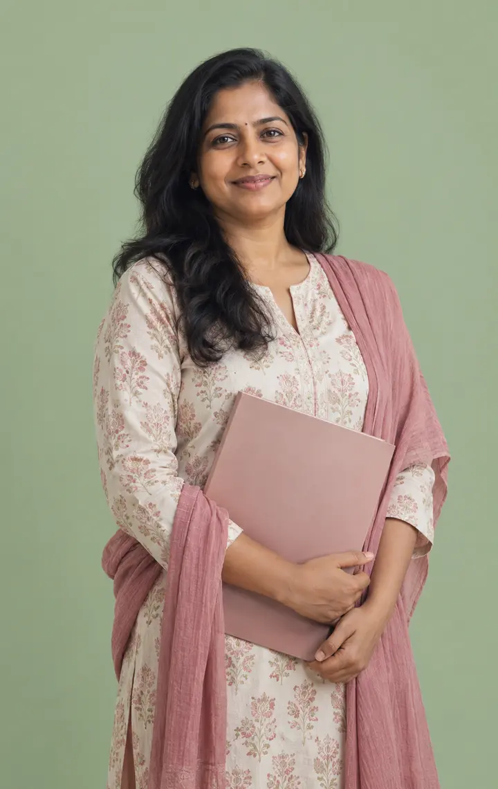 Woman keeping her beta-hCG results together